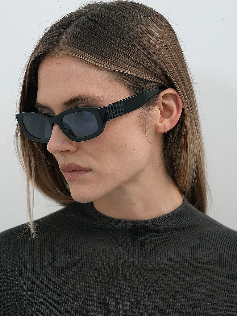MIU MIU Sonnenbrille 0MUB04S/53 schwarz damen 2